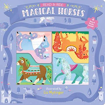 portada Read & Ride: Magical Horses: 4 Board Books Inside! (en Inglés)