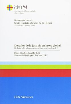 portada Desafíos de la Justicia en la era Global ( 2 Volúmenes ) (Documenta Laboris. Serie Doctrina Social de la Iglesia)