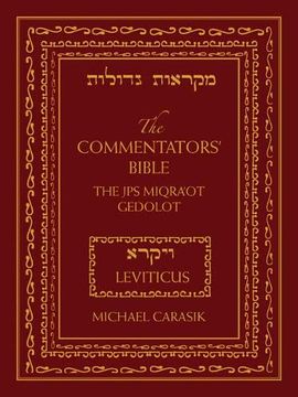 portada The Commentators' Bible: Leviticus: The Rubin jps Miqra'ot Gedolot (in English)