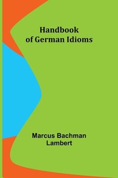 portada Handbook of German Idioms (en Inglés)