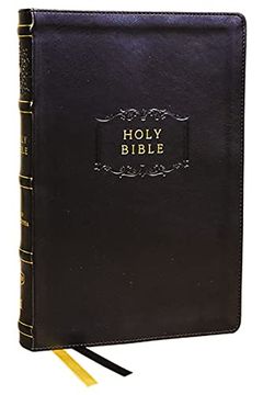 portada Kjv, Center-Column Reference Bible With Apocrypha, Leathersoft, Black, 73,000 Cross-References, red Letter, Comfort Print: King James Version 
