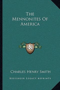 portada the mennonites of america