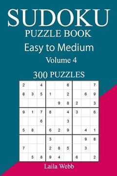 portada 300 Easy to Medium Sudoku Puzzle Book (en Inglés)