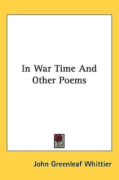 portada in war time and other poems (en Inglés)