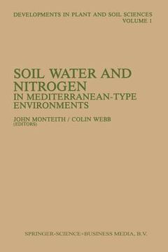 portada Soil Water and Nitrogen in Mediterranean-Type Environments (en Inglés)