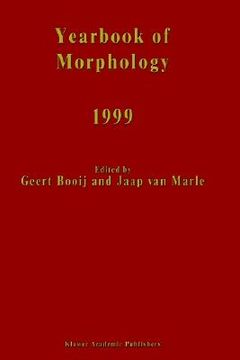 portada yearbook of morphology 1999 (en Inglés)