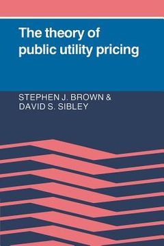 portada The Theory of Public Utility Pricing Paperback (in English)
