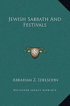 portada jewish sabbath and festivals