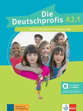 portada Die Deutschprofis A2. 1, Libro del Alumno y de Ejercicios Edicion Hibrida Allango (en Alemán)