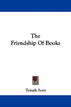portada the friendship of books (in English)