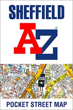 portada Sheffield A-Z Pocket Street Map (en Inglés)