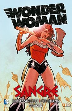 portada Wonder Woman de Azzarello 1: Sangre (segunda edición)
