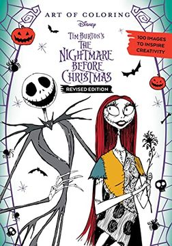 portada Art of Coloring: Disney tim Burton's the Nightmare Before Christmas (en Inglés)