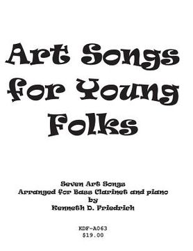 portada Art Songs for Young Folks - bass clarinet and piano (en Inglés)