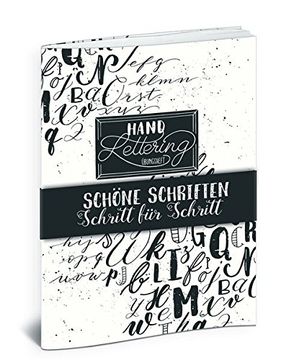 portada Handlettering Übungsheft: Schöne Schriften - Schritt für Schritt (in German)
