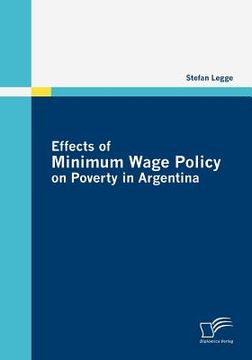 portada effects of minimum wage policy on poverty in argentina (en Inglés)