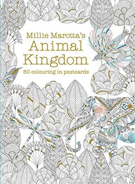 portada Millie Marotta's Animal Kingdom Postcard Box: 50 Beautiful Cards for Colouring in (Colouring Books) (in English)