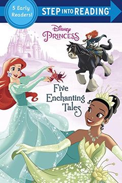 portada Five Enchanting Tales (Disney Princess) (Step Into Reading) (en Inglés)