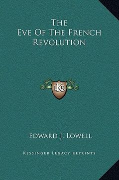 portada the eve of the french revolution (en Inglés)