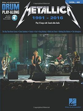 portada Metallica: 1991-2016: Drum Play-Along Volume 48 [With Access Code] (en Inglés)