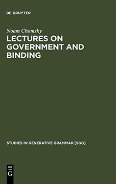 portada Lectures on Government and Binding (Studies in Generative Grammar [Sgg]) (in English)