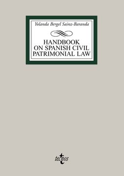 portada Handbook on Spanish Civil Patrimonial law (Derecho - Biblioteca Universitaria de Editorial Tecnos)