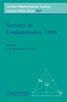 portada Surveys in Combinatorics, 1999 Paperback (London Mathematical Society Lecture Note Series) (en Inglés)