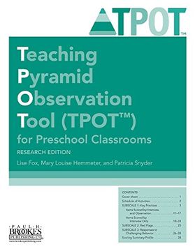 portada Teaching Pyramid Observation Tool (TPOT™) for Preschool Classrooms, Research Edition