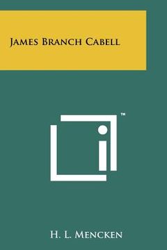 portada james branch cabell (en Inglés)