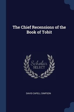 portada The Chief Recensions of the Book of Tobit (en Inglés)