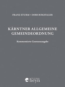portada Kärntner Allgemeine Gemeindeordnung (en Alemán)