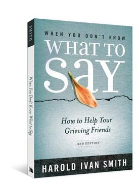 portada when you don`t know what to say (en Inglés)
