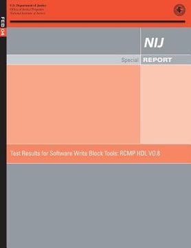 portada Test Results for Software Write Block Tools: Rcmp Hdl Vo.8 (en Inglés)