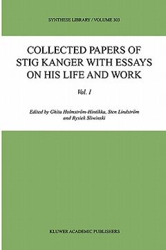 portada collected papers of stig kanger with essays on his life and work