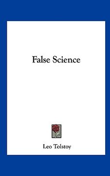 portada false science (en Inglés)