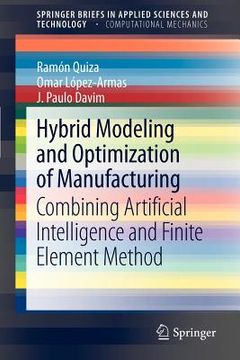 portada hybrid modeling and optimization of manufacturing