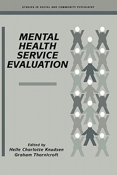 portada Mental Health Service Evaluation Paperback (Studies in Social and Community Psychiatry) (en Inglés)