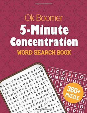 portada Ok Boomer 5-Minute Concentration Word Search Book: 360+ Christmas Word Search Puzzle, Exercise Your Brain, Holiday fun for Adults, Favorite Verses Bible Word Search (in English)