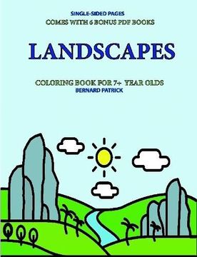 portada Coloring Book for 7+ Year Olds (Landscapes) (en Inglés)