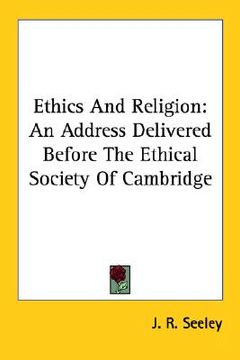 portada ethics and religion: an address delivered before the ethical society of cambridge
