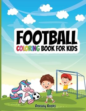 portada Football Coloring Book For Kids (in English)
