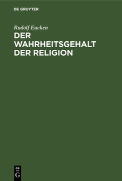 portada Der Wahrheitsgehalt der Religion (en Alemán)