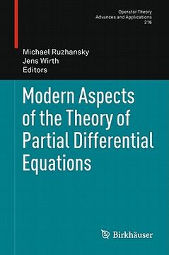 portada modern aspects of the theory of partial differential equations (en Inglés)