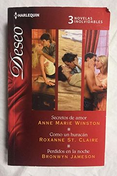 portada Secretos de Amor; Como un Huracán; Perdidos en la Noche (Omnibus Deseo) (in Spanish)