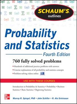 portada schaum`s outline of probability and statistics (in English)
