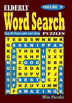 portada Elderly Word Search Puzzles, Vol. 2 (en Inglés)