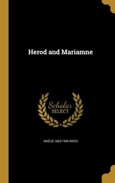 portada Herod and Mariamne (en Inglés)