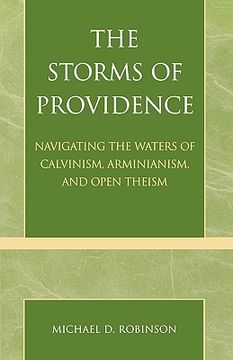 portada the storms of providence: navigating the waters of calvinism, arminianism, and open theism (en Inglés)