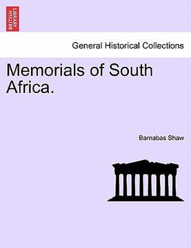 portada memorials of south africa. (in English)