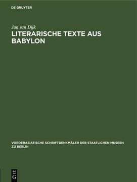 portada Literarische Texte aus Babylon (in German)